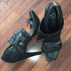 Size 7.5 Jessica Simpson Black Heels